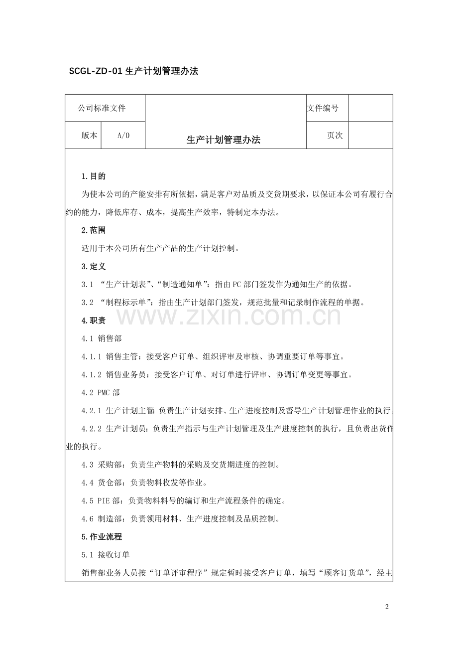 生产管理制度范本.doc_第2页