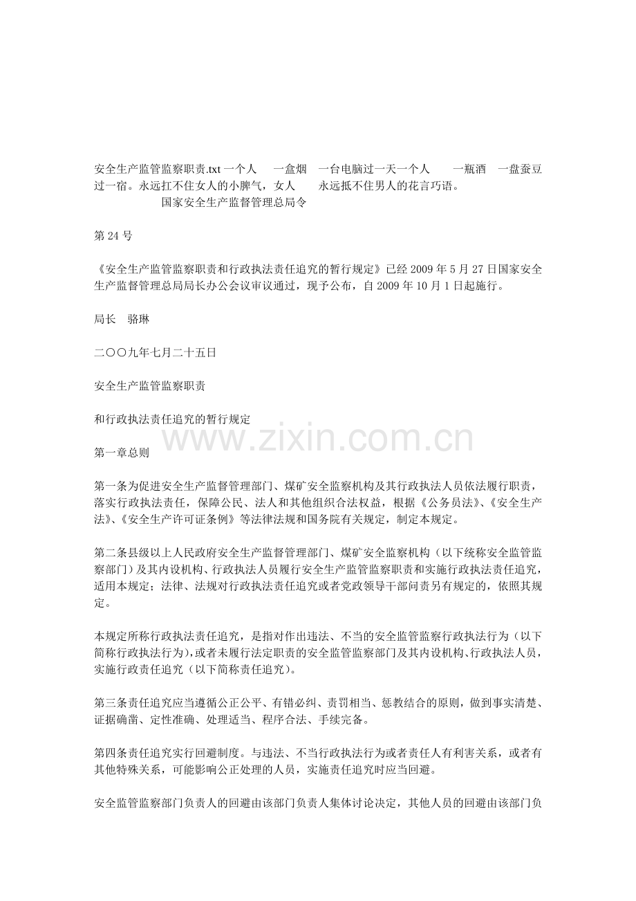 安全生产监管监察职责.doc_第1页
