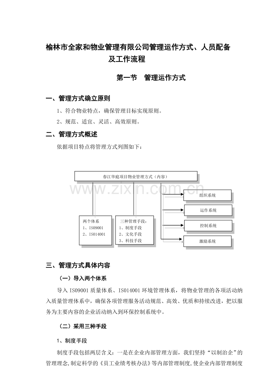 物业公司管理运作方式和流程110.doc_第1页