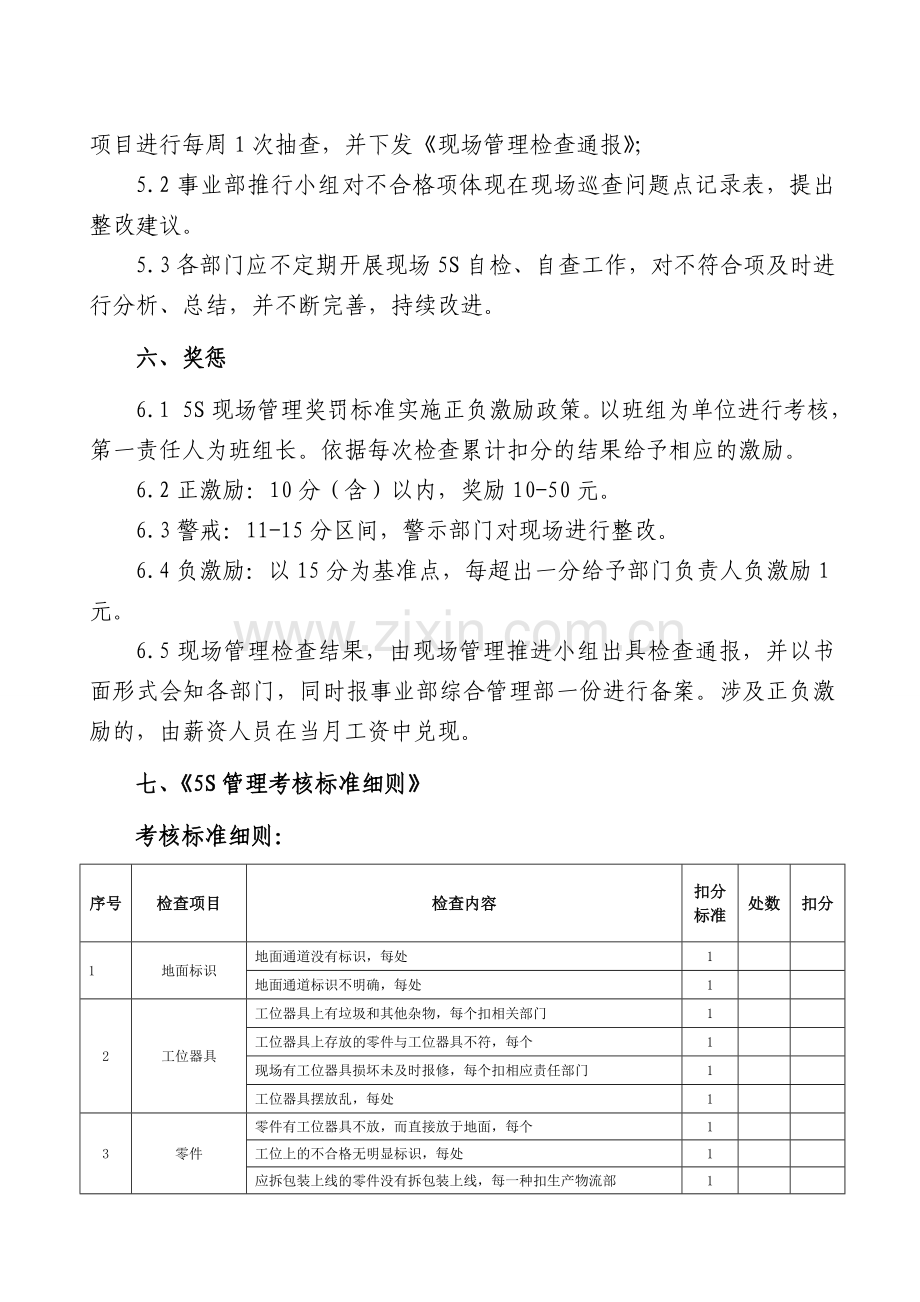 附2：生产现场5S管理考核办法.doc_第2页
