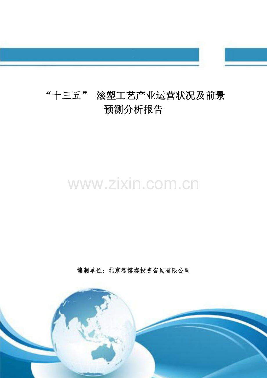 “十三五”-滚塑工艺产业运营状况及前景预测分析报告.doc_第2页
