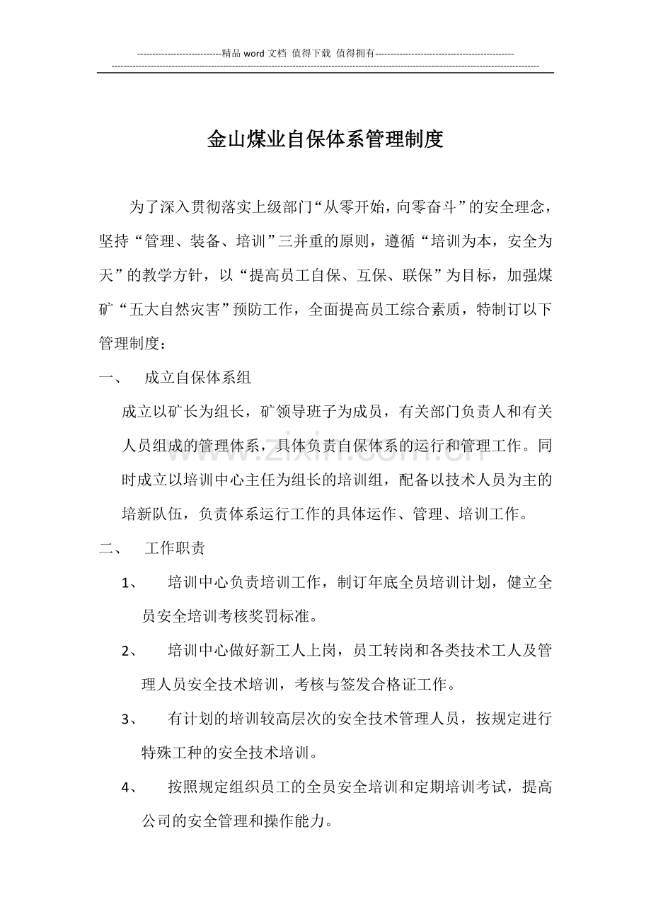 自保体系管理制度.doc_第1页