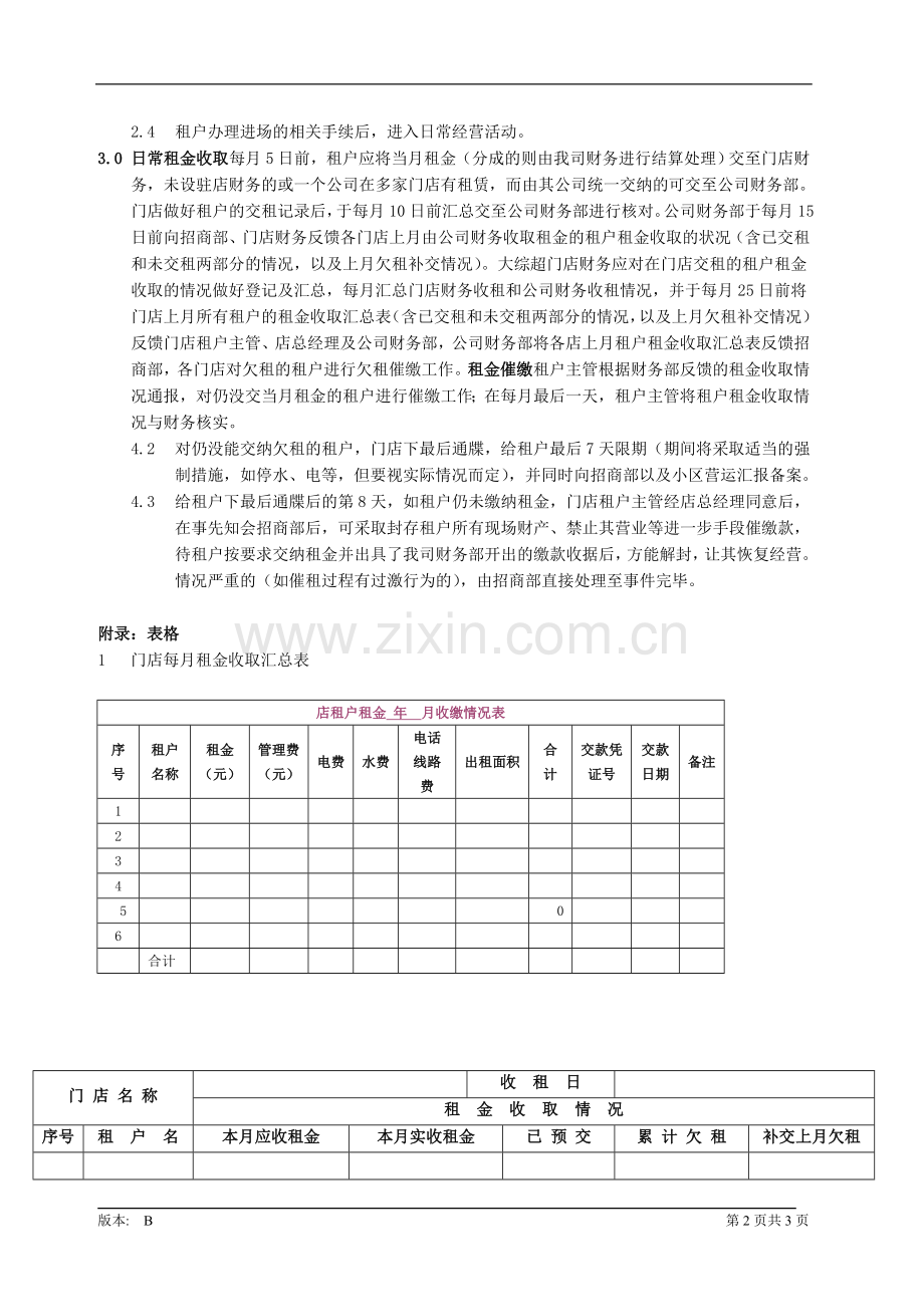 华润万家门店租户租金收取流程.doc_第2页