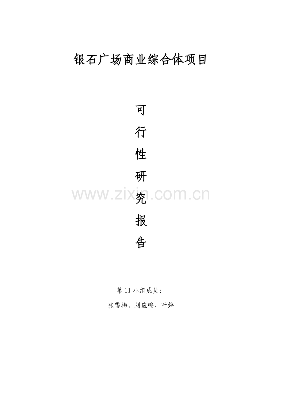 银石广场经济测算指标及可行性分析.doc_第2页