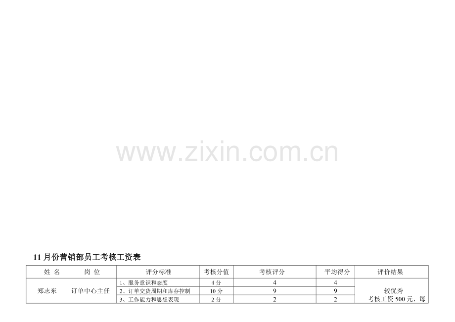 11月份标准考核.doc_第1页