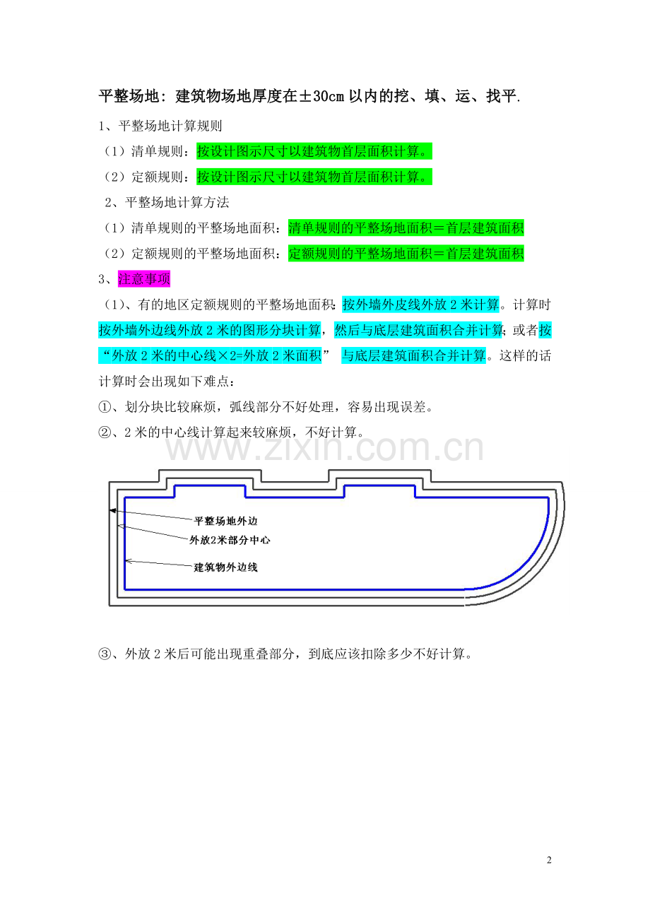 2016-建筑清单、定额工程算量计算规则(图解).doc_第2页