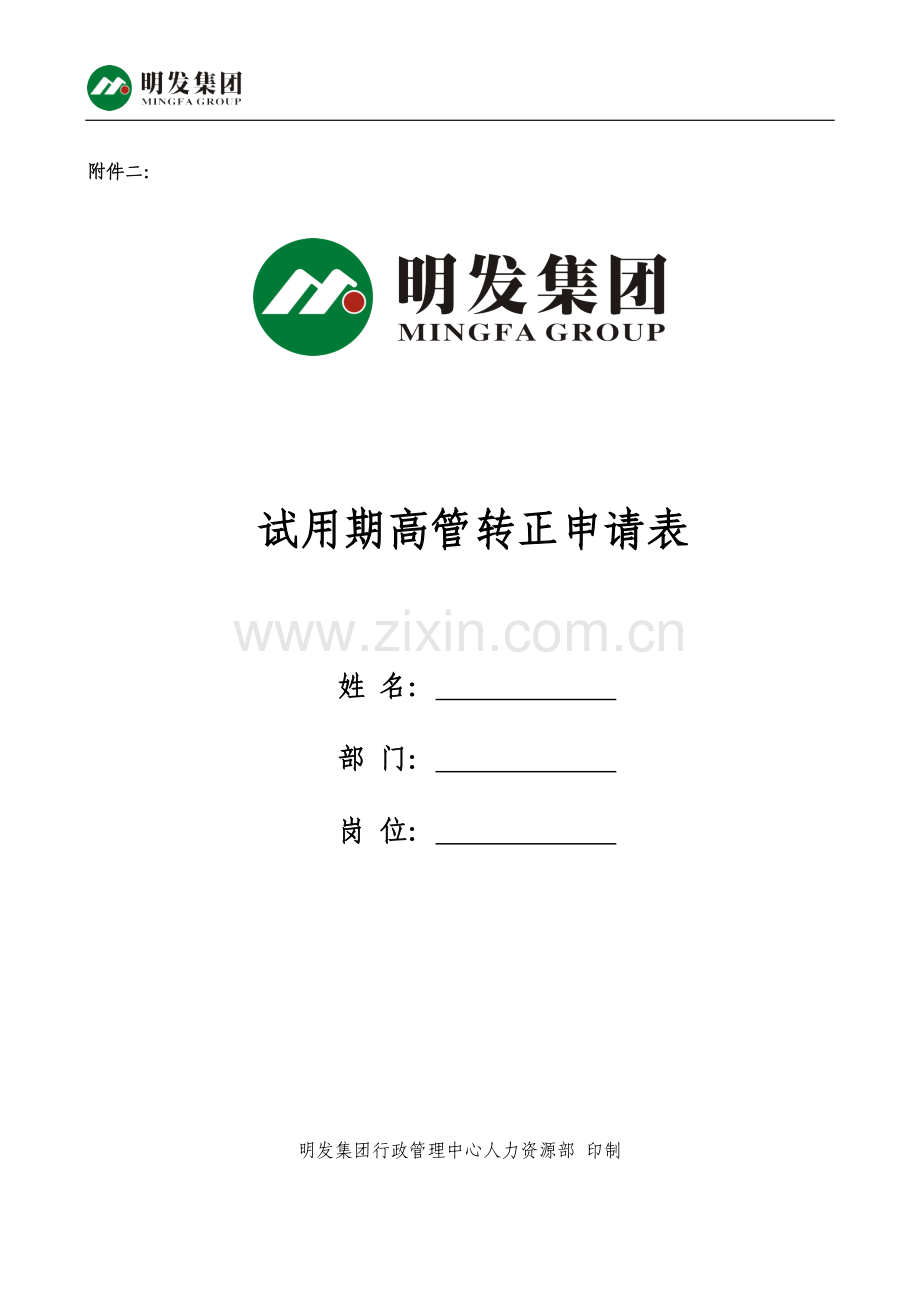 明发集团高管试用期考核管理制度(草案)..doc_第1页