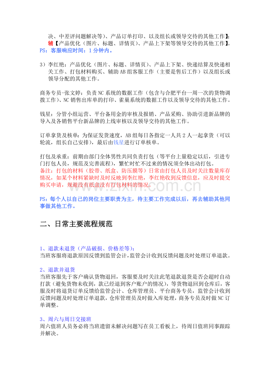电商平台日常流程规范(慢慢完善).doc_第2页