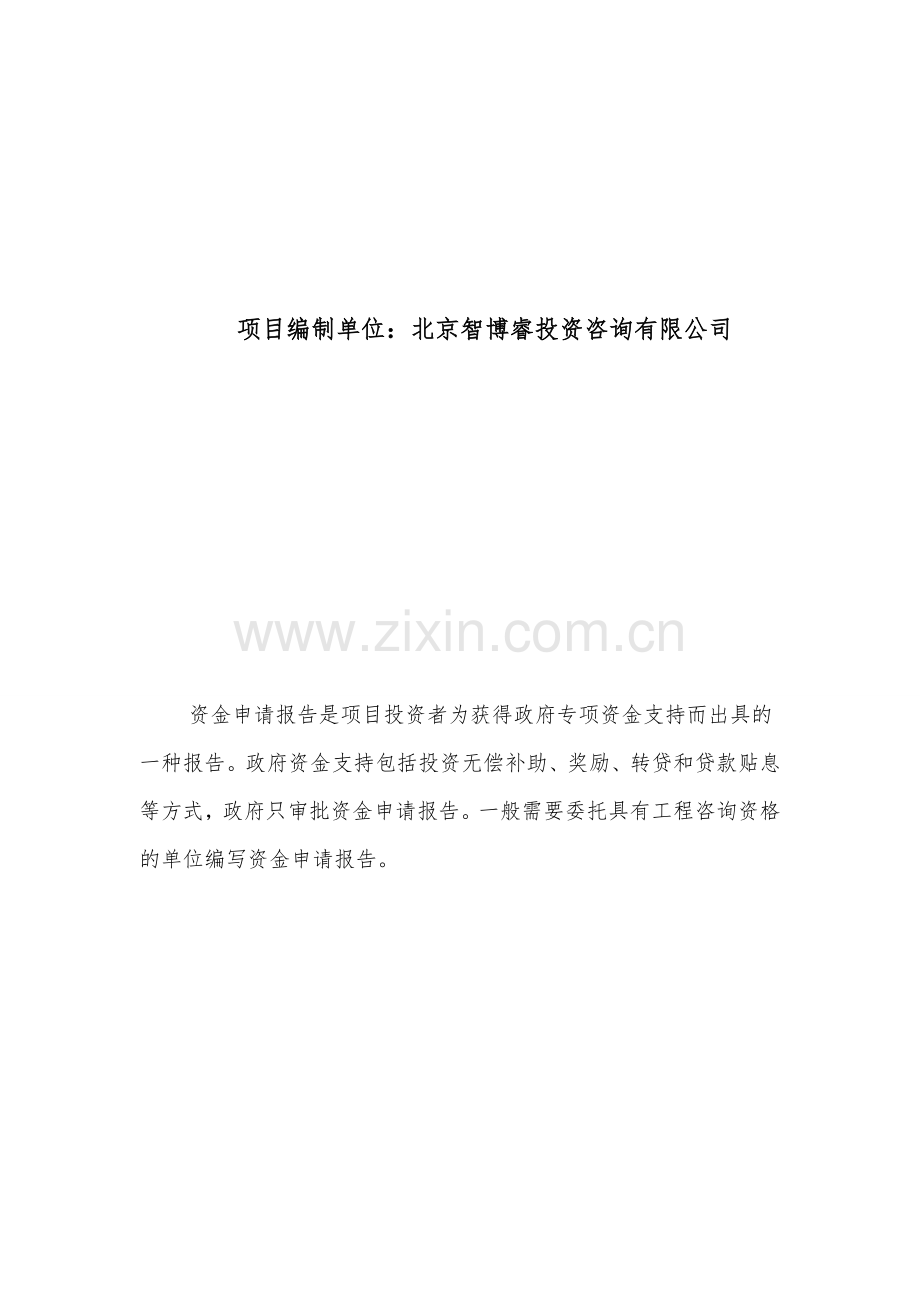 十三五重点项目-小型风电生产建设项目资金申请报告.doc_第2页
