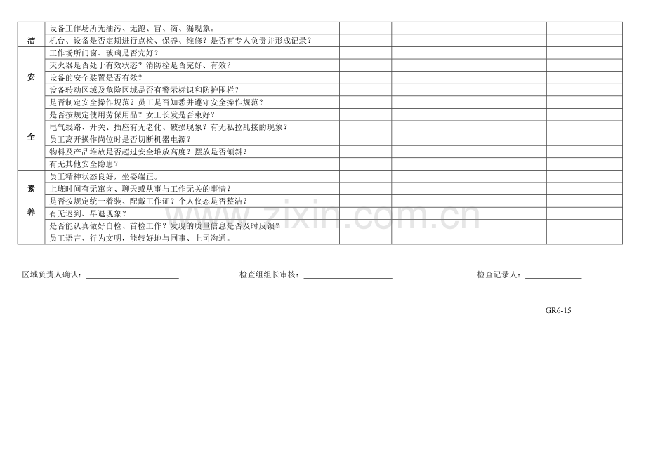 生产区域6S检查表.doc_第2页