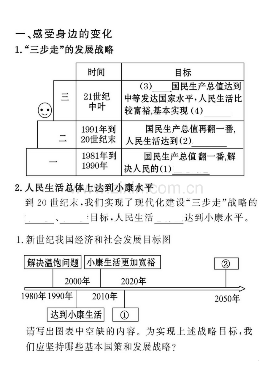 造福人民的经济制度预习.doc_第1页
