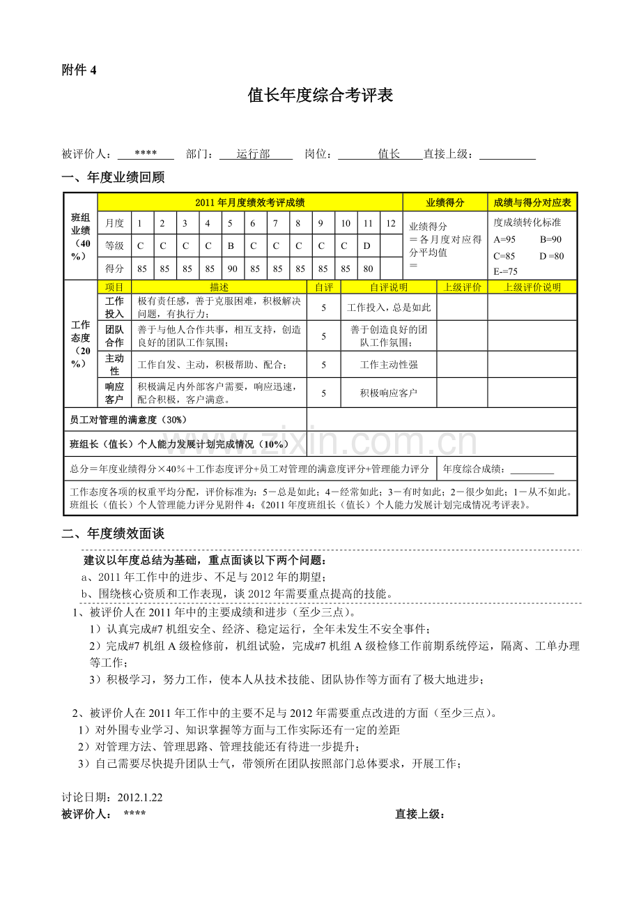 值长年度考评表.doc_第2页
