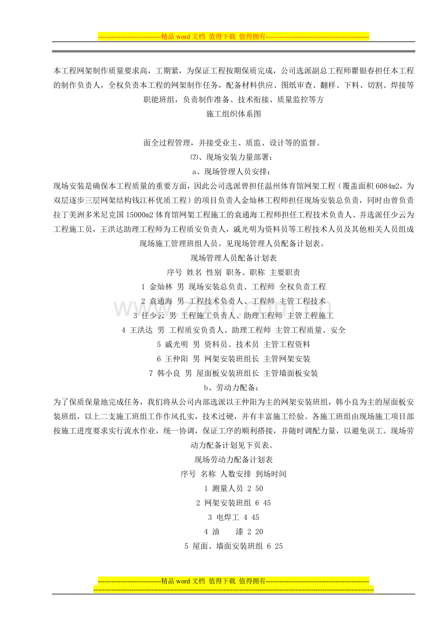 钢结构工程网架施工方案样本.doc_第2页