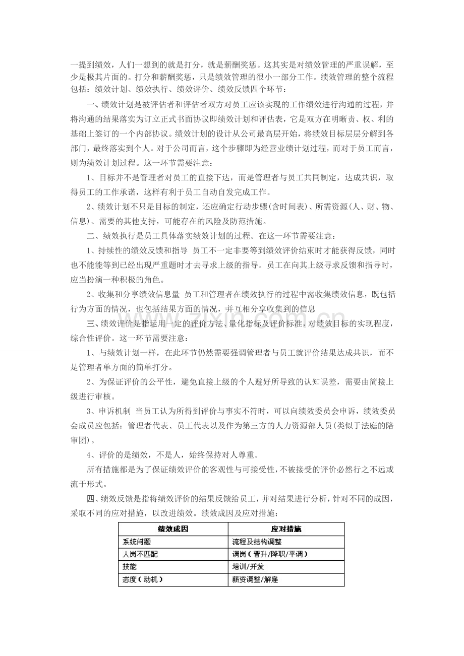 人力资源绩效考核：绩效管理只是打分吗.doc_第1页