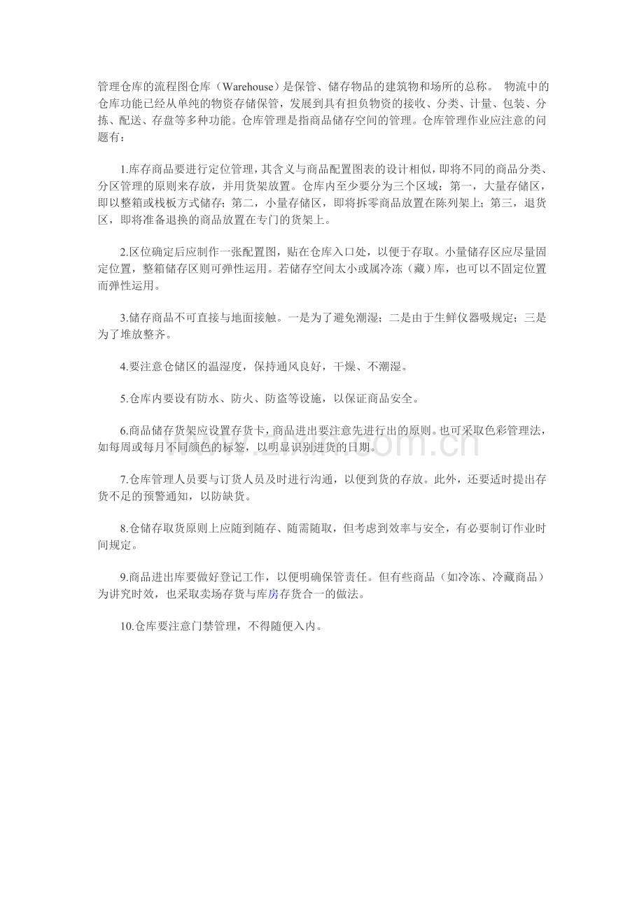 仓库管理仓库的流程图[2].doc_第1页