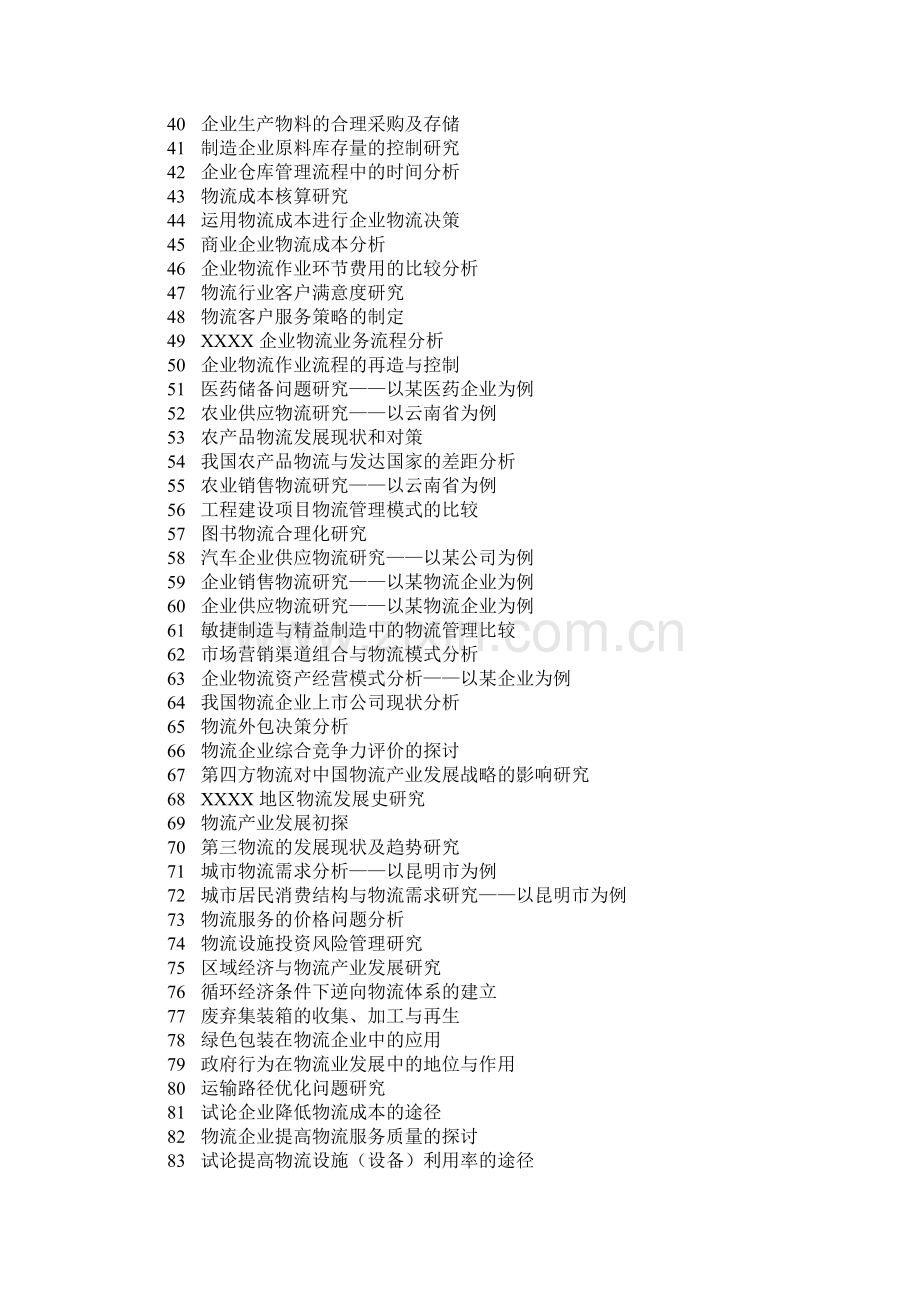 物流管理专业论文选题.doc_第2页