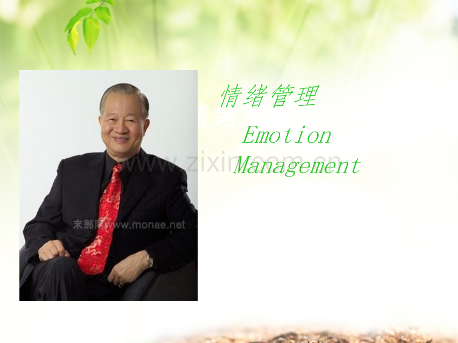情绪管理曾仕强.ppt_第1页