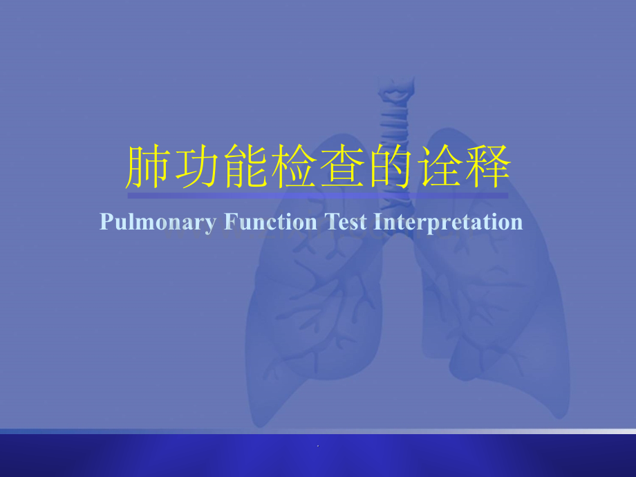 肺功能检查的诠释.ppt_第1页
