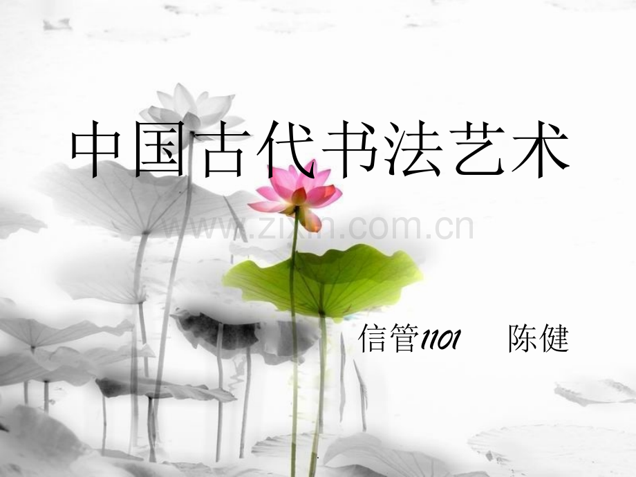 中国古代书法艺术赏析.ppt_第1页