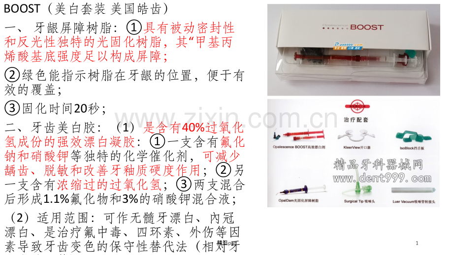 口腔内科材料说明书.ppt_第1页