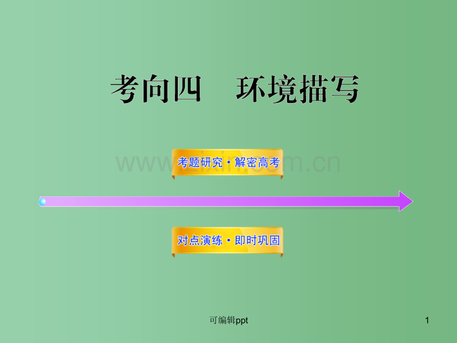 高中语文全程复习方略配套-选考1.1.4-环境描写-新人教版.ppt_第1页