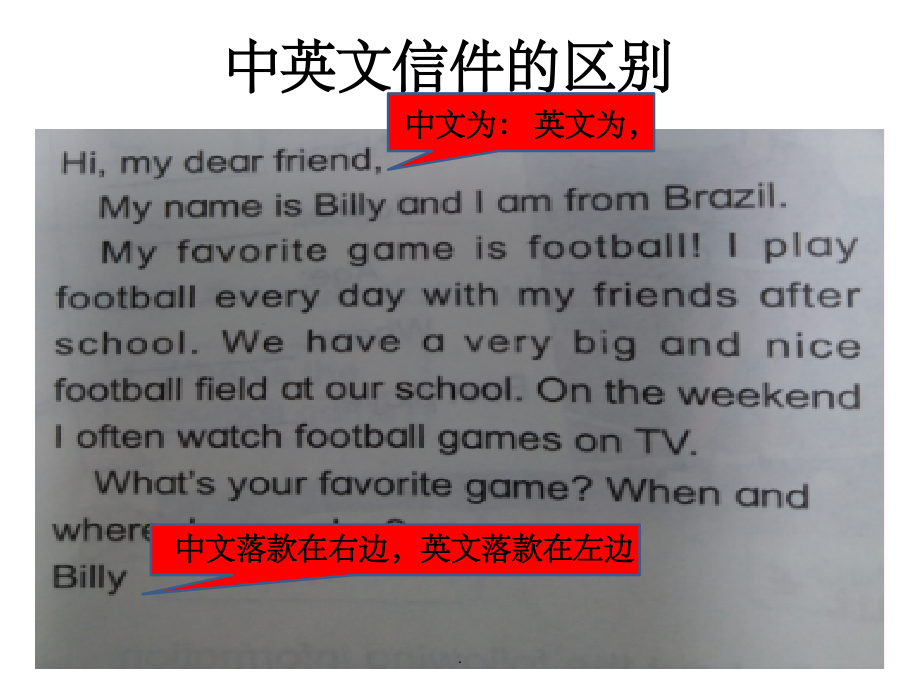 中英文信件的区别.ppt_第1页