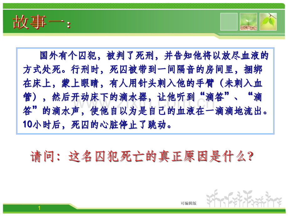 正能量：学会积极自我暗.ppt_第1页
