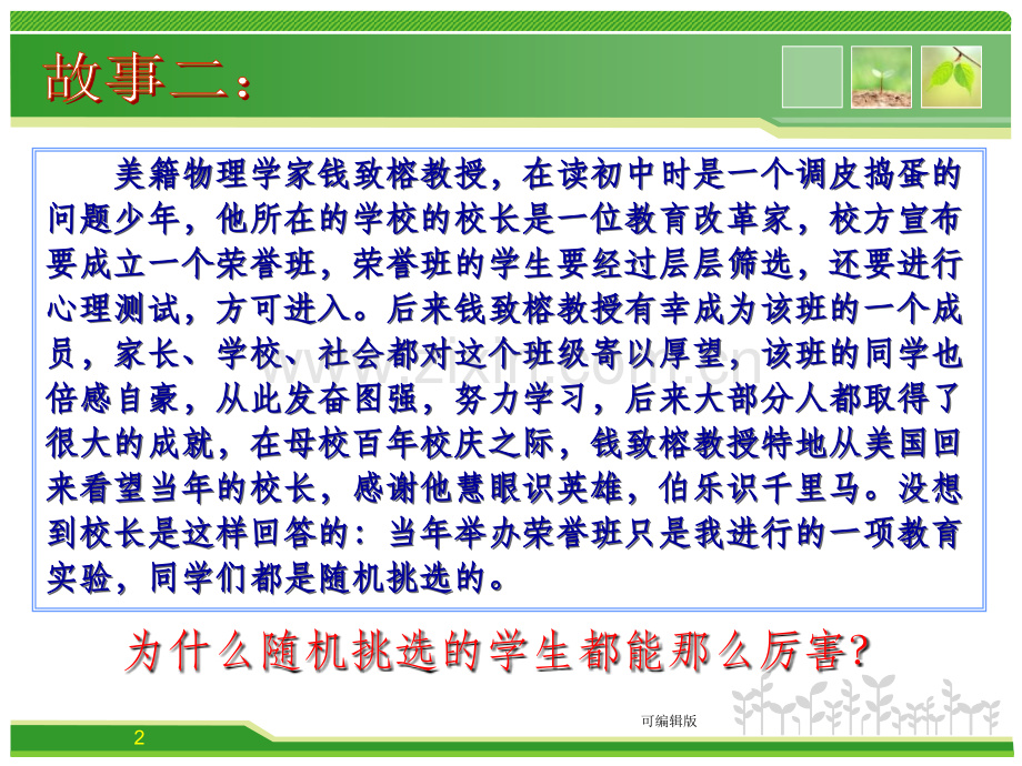 正能量：学会积极自我暗.ppt_第2页