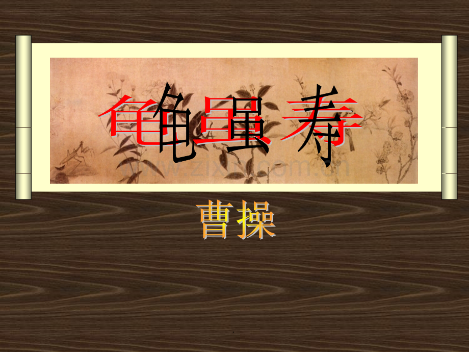 龟虽寿优质课.ppt_第1页