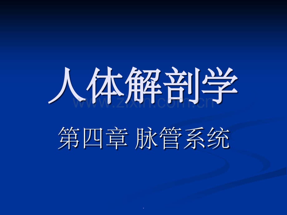 人体解剖学脉管系统-动脉系统.ppt_第1页