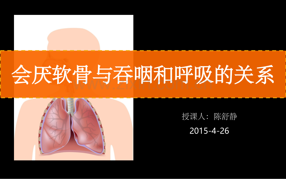 会厌软骨与呼吸和吞咽的关系.ppt_第1页