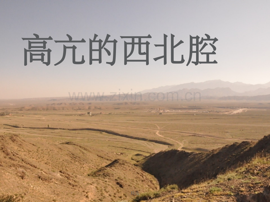 高亢的西北腔-.ppt_第1页