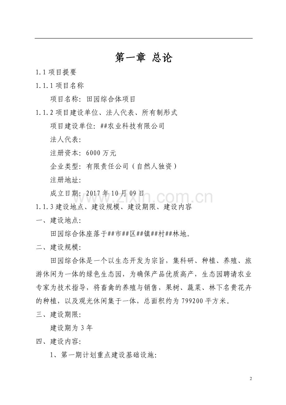 田园综合体项目实施方案.doc_第2页