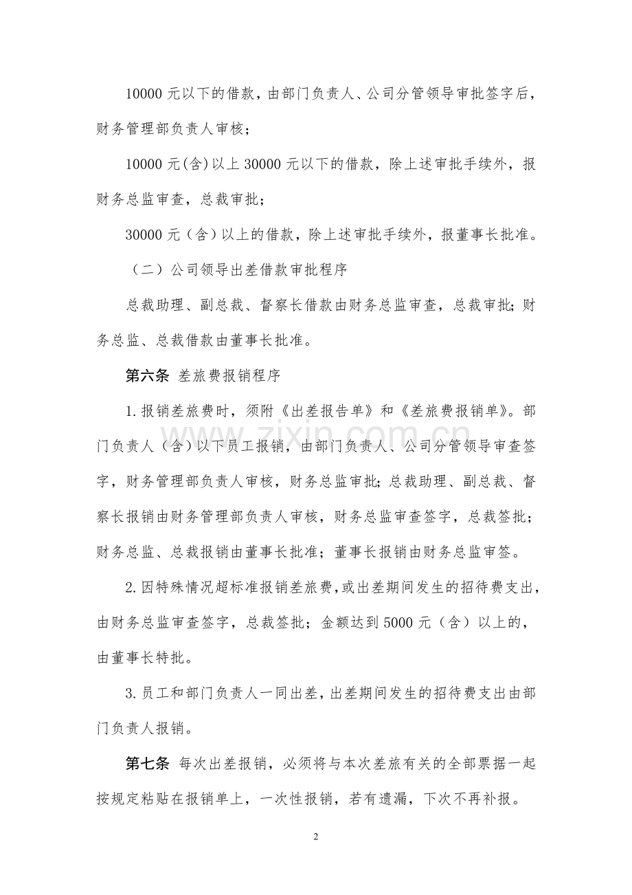 基金管理有限公司差旅费管理办法(试行)模版.doc_第2页
