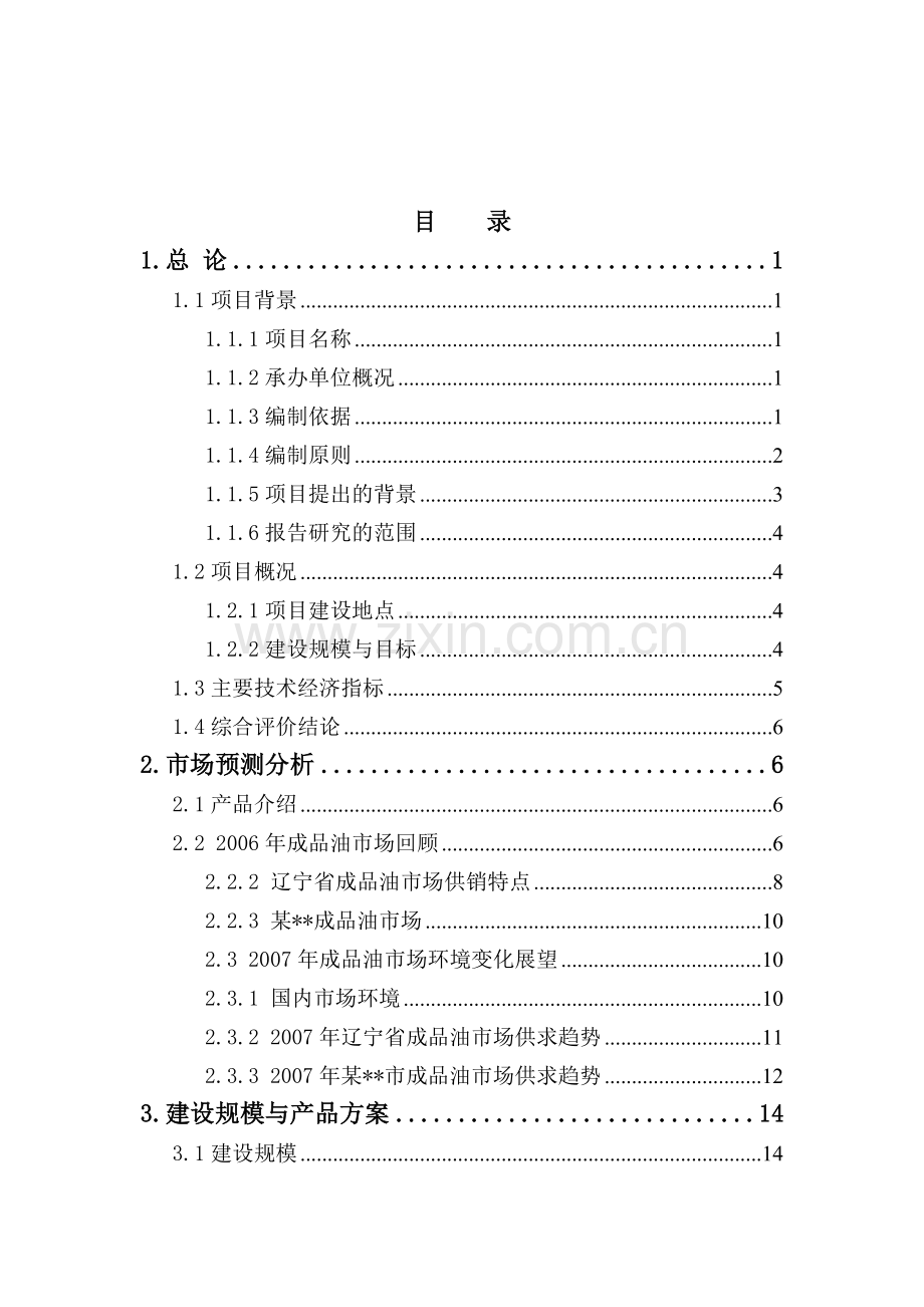 某公司汽车加油站新建项目建设可行性研究报告.doc_第2页