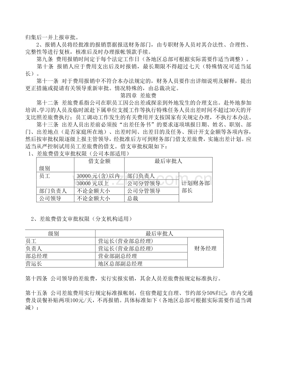 费用报销办法分析.doc_第2页