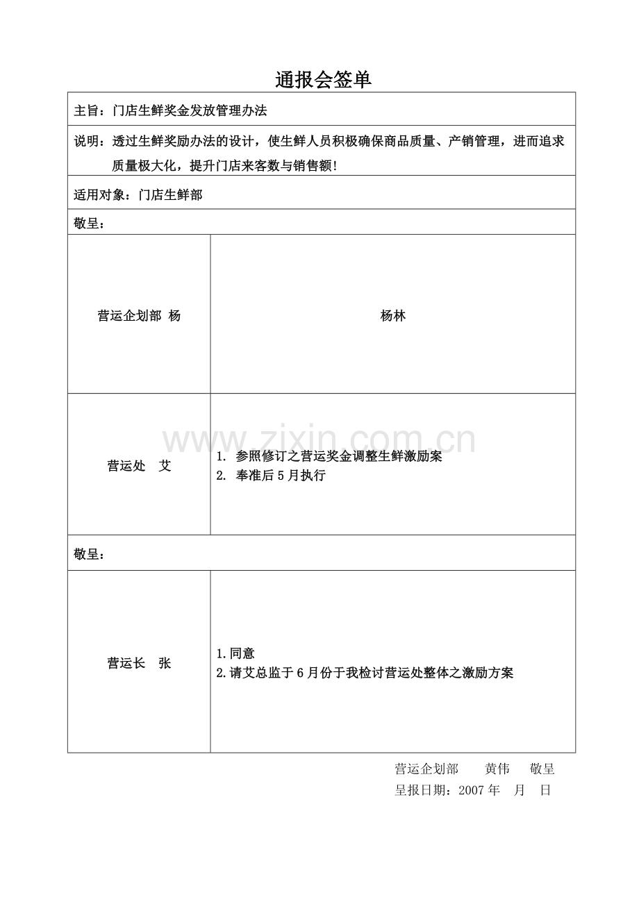 生鲜奖金发放管理办法.doc_第1页