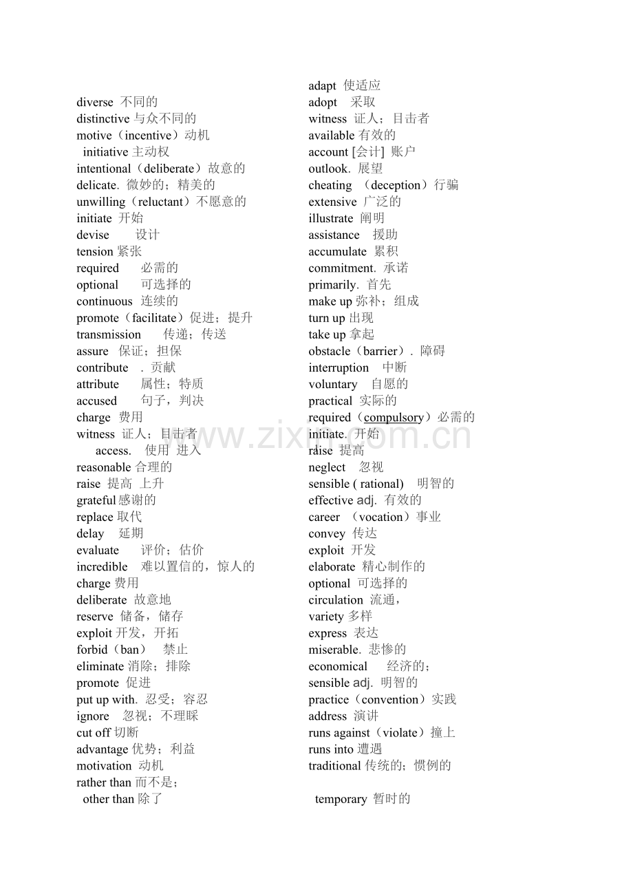 同等学力词汇必记1.doc_第1页