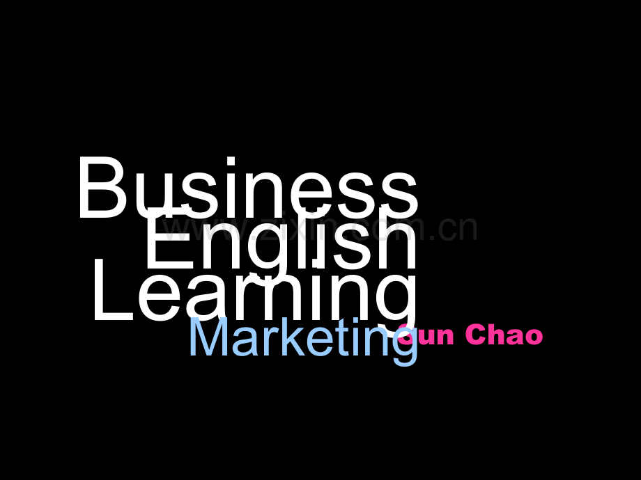 商务口语Marketing.pptx_第1页