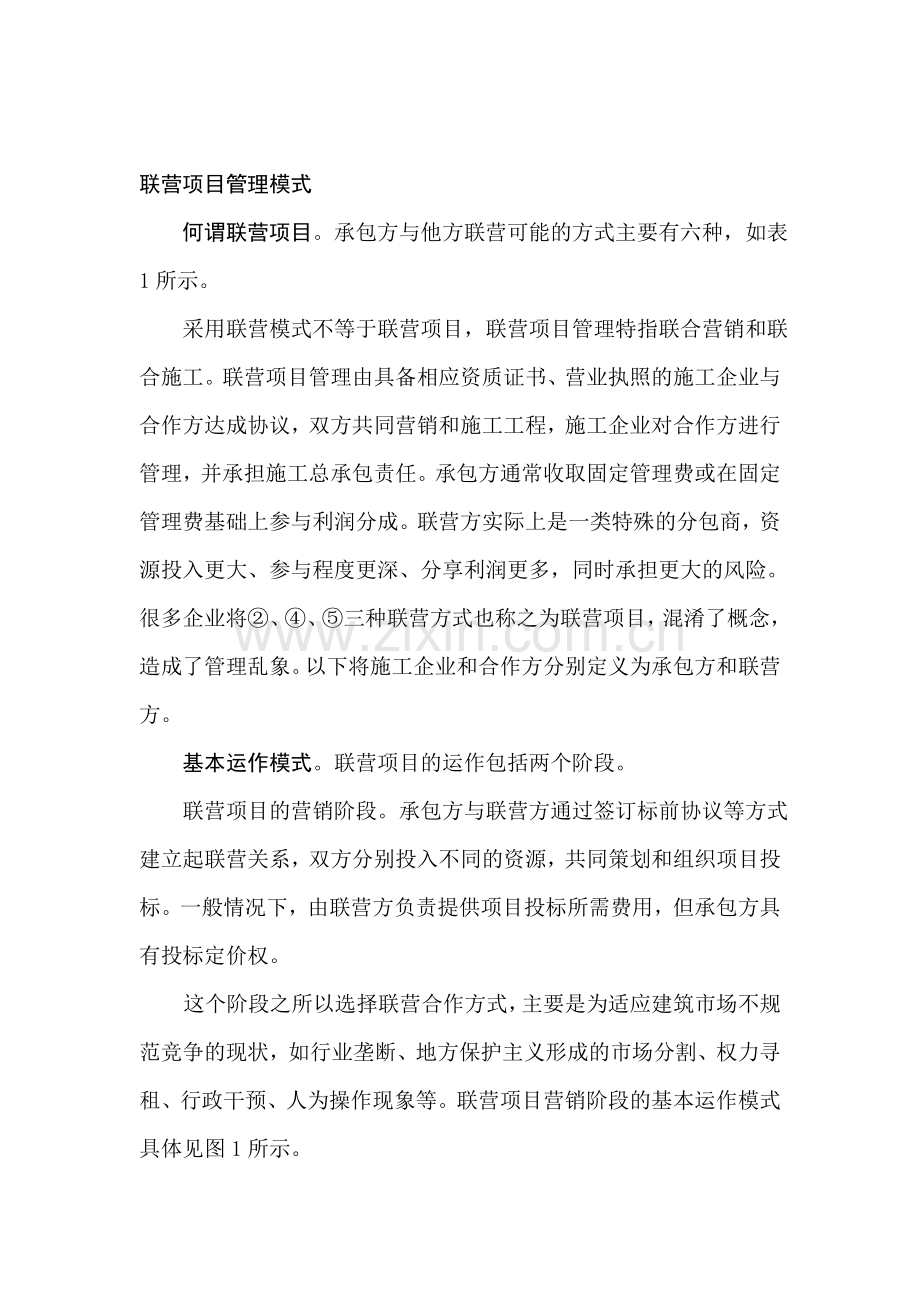 联营项目的管理性质与机制.doc_第2页
