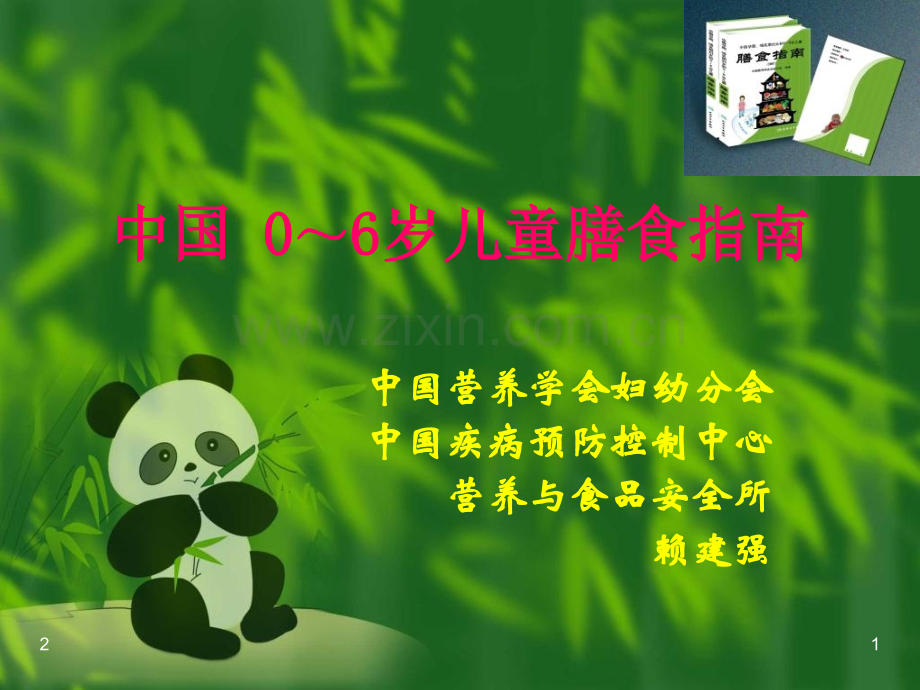 中国06岁儿童膳食指南幻灯片.ppt_第1页
