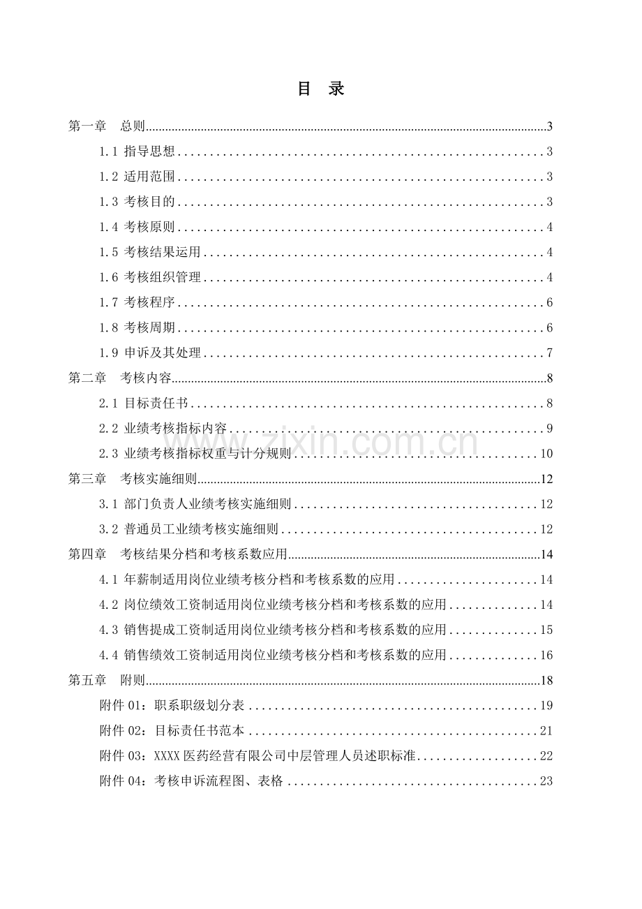 某医药公司业绩考核管理办法V20.doc_第2页
