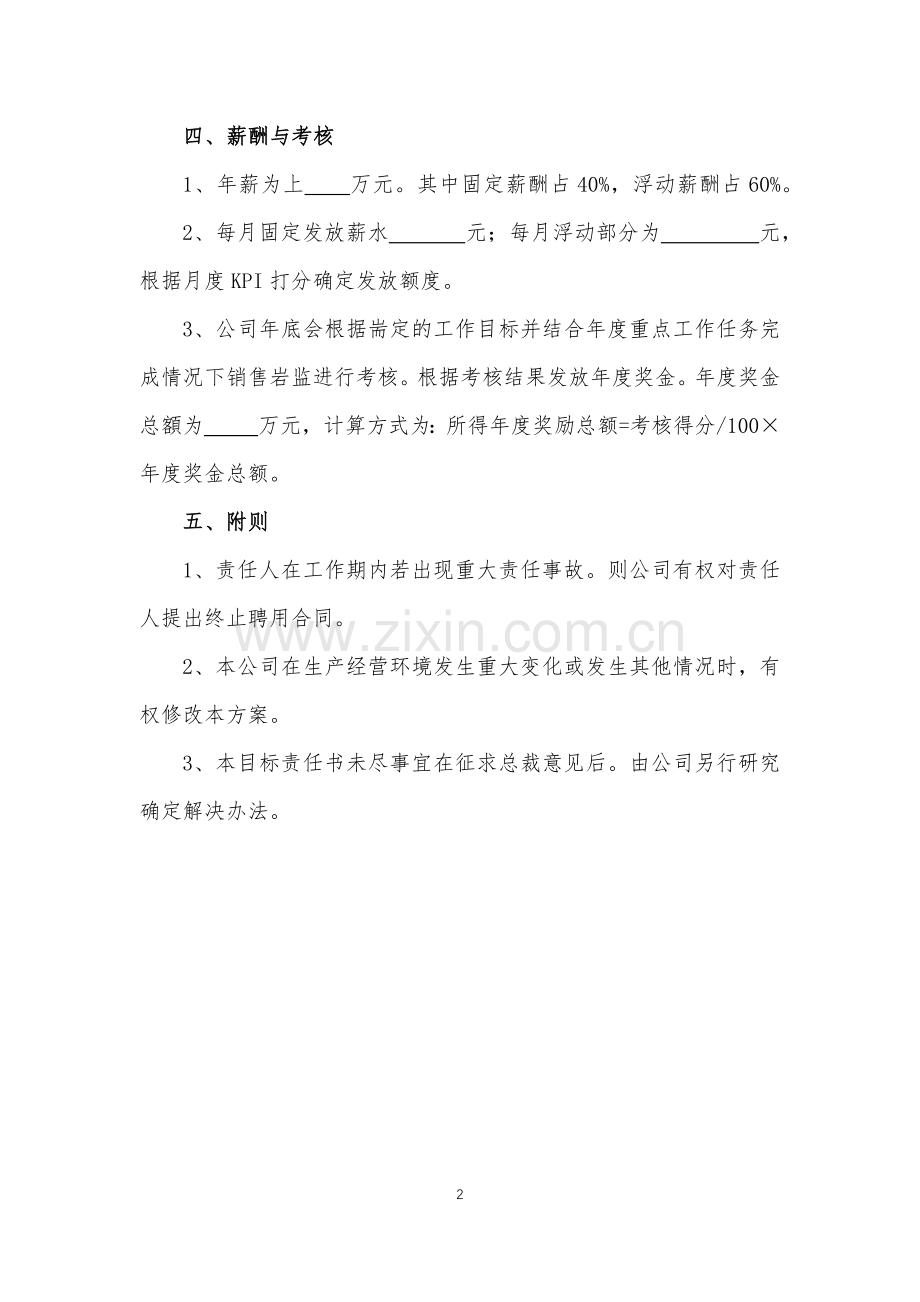 销售总监考核与薪酬激励方案.docx_第2页
