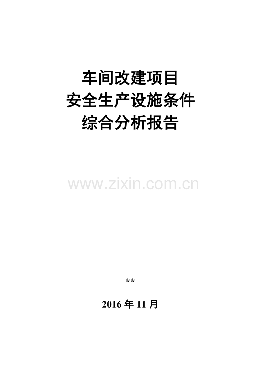 项目安全综合分析报告.doc_第1页