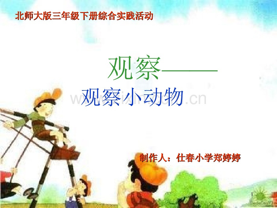 观察小动物-(课堂PPT).ppt_第1页