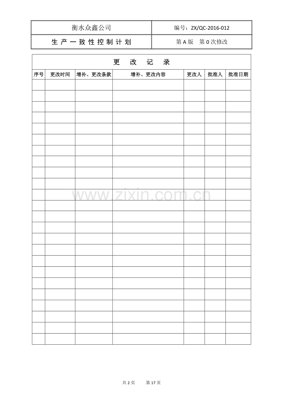 生产一致性控制计划.doc_第2页