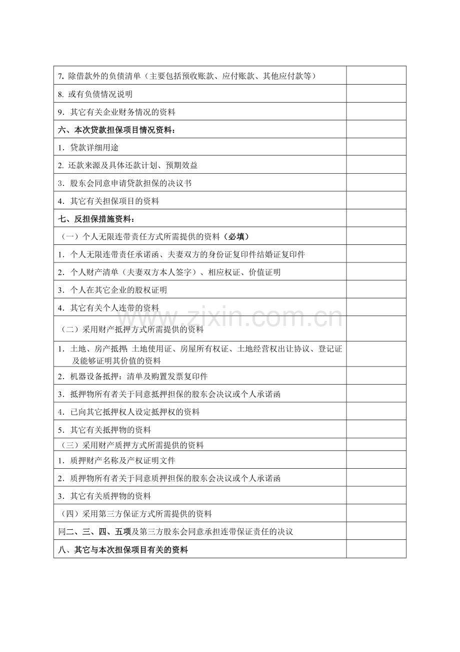 贷款担保申请资料.doc_第2页