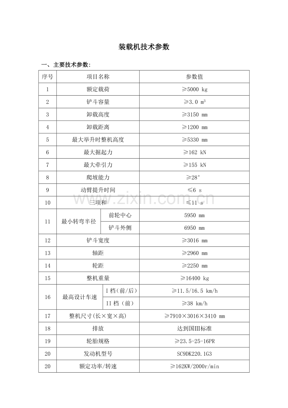 装载机技术参数.doc_第1页