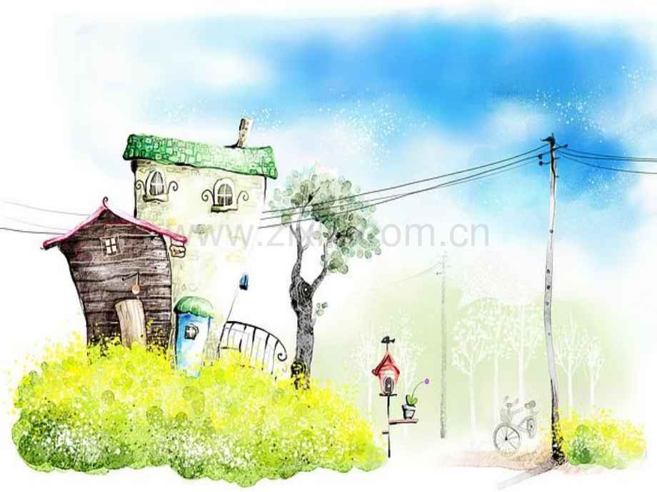 韩国柔美插画背景.pptx_第2页