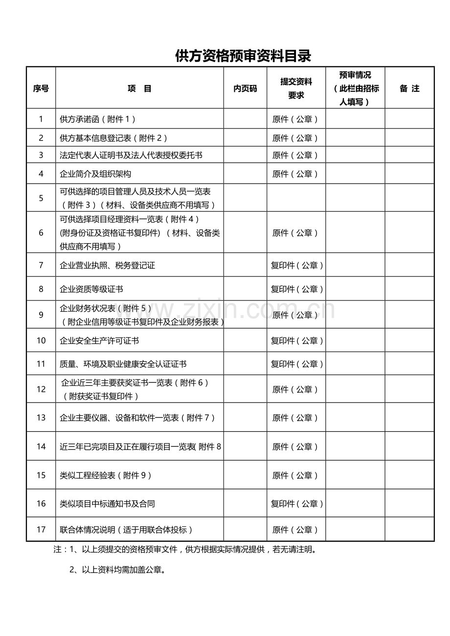 房地产建设项目工程类供方资格预审文件.doc_第2页